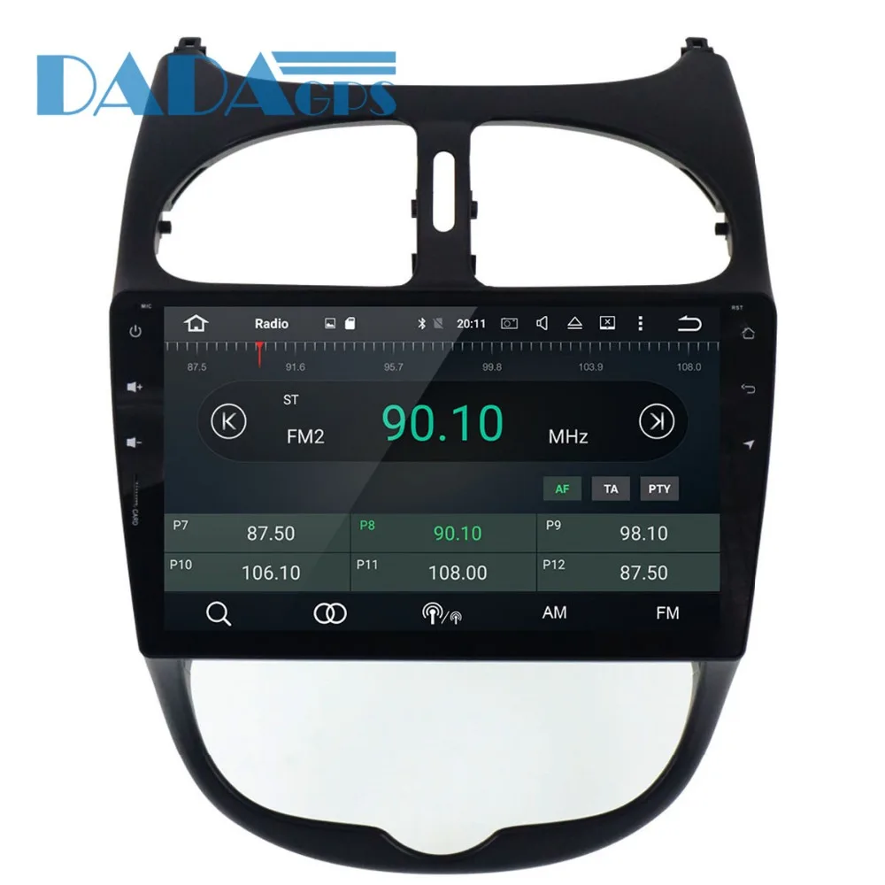 Discount Newest Android 9.0 4G RAM Radio Car Stereo GPS Navi no CD DVD Player for Peugeot 206 2000-2016 Vehicle Headunit Multimedia Audio 3 Discount Newest Android 9.0 4G RAM Radio Car Stereo GPS Navi no CD DVD Player for Peugeot 206 2000-2016 Vehicle Headunit Multimedia Audio 3