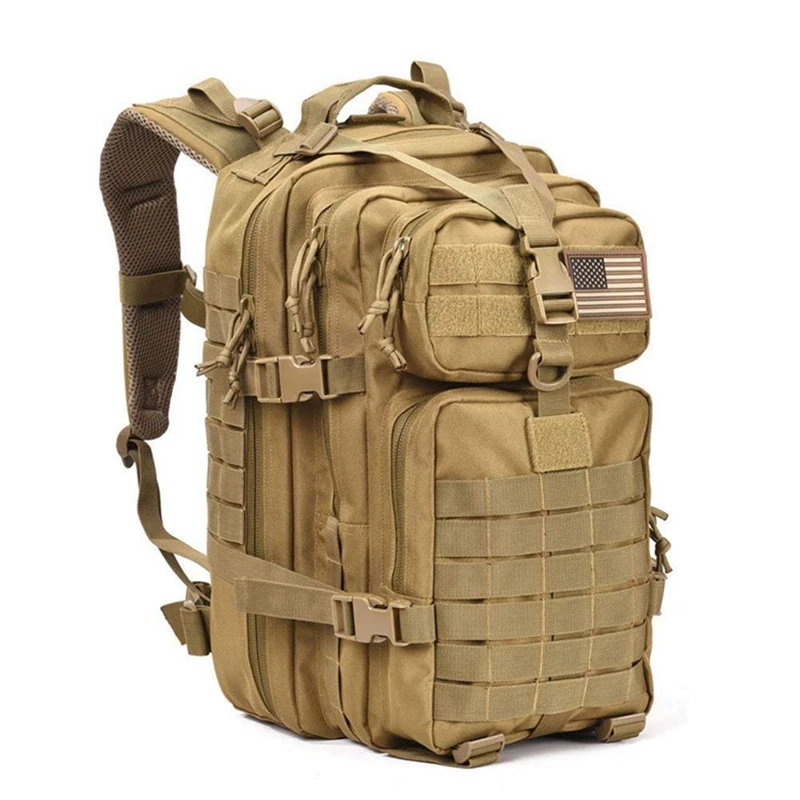 Tactical 34L 3 Day Assault MOLLE Backpack Pack Camping Army Rucksacks Hydration 