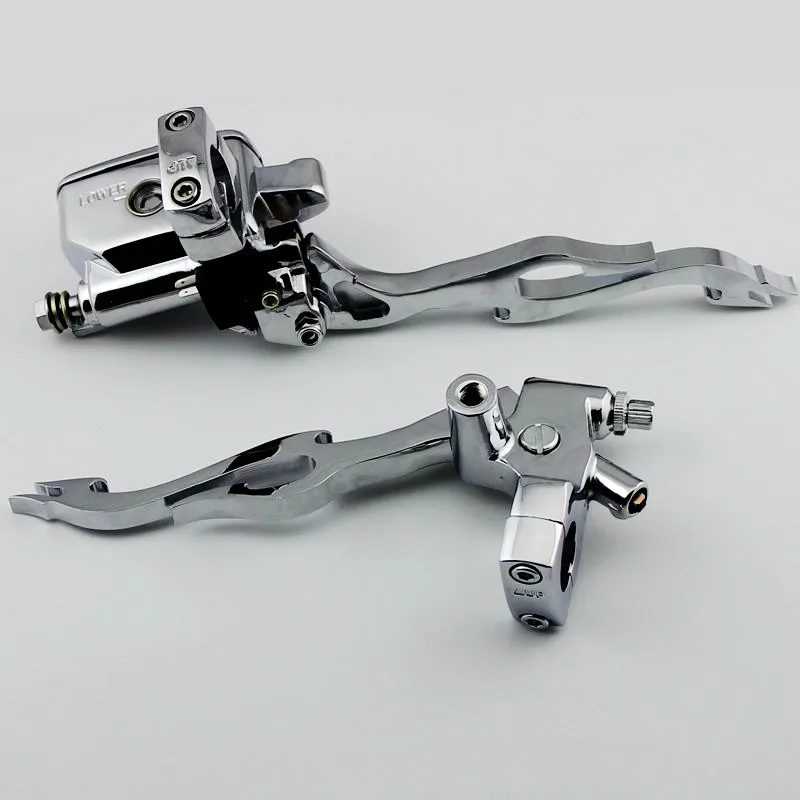 Universal Individual Custom Eagle chrome 1" 25mm Motorcycle Handlebar Brake Clutch Master