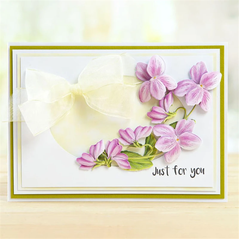 

Naifumodo Flower Metal Dies Cutting Dies Scrapbooking Embossing Dies Cut Stencils Cards Craft Dies for New 2019