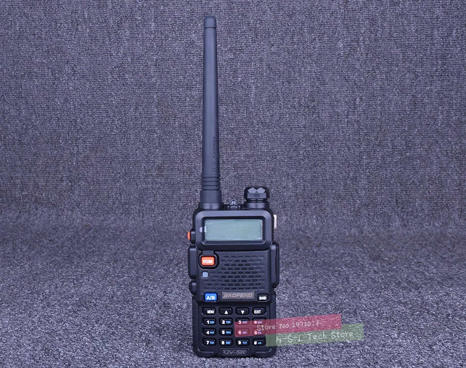 BaoFeng BF-UV5R рация VHF& UHF двухдиапазонный двойной дисплей 128CH ручной HF трансивер переговорный фонарик приемопередатчик