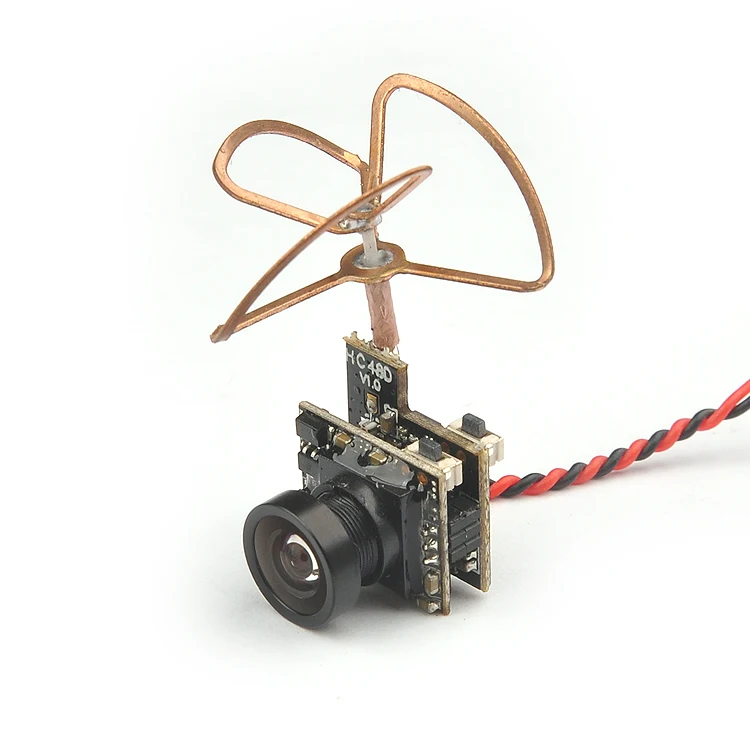 

F19128 5.8G 25mW 48CH Mini Tiny 520TVL Camera HC25 Build-in FPV Transmitter Antenna for Indoor 80 90 100 Brushed Racing Drone