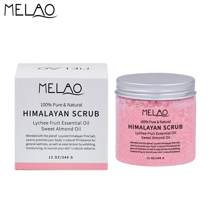 

MELAO 340g Himalayan Bath Salt Firming Body Massage Exfoliating Scrub Nourishing Moisture Whitening Anti-wrinkle Repair Skin