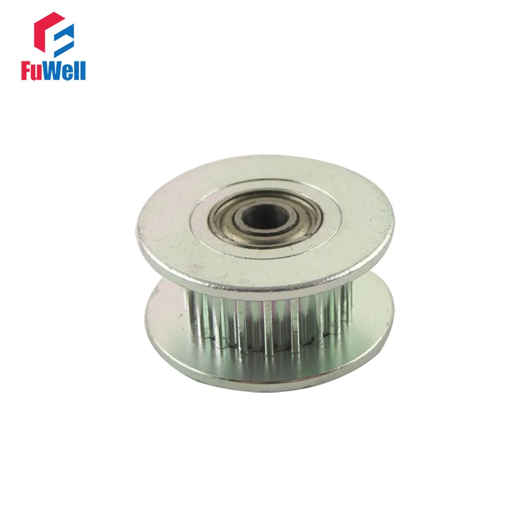 4pcs 2GT 20T Timing Idler Pulley 7mm Belt Width Bearing Synchronous