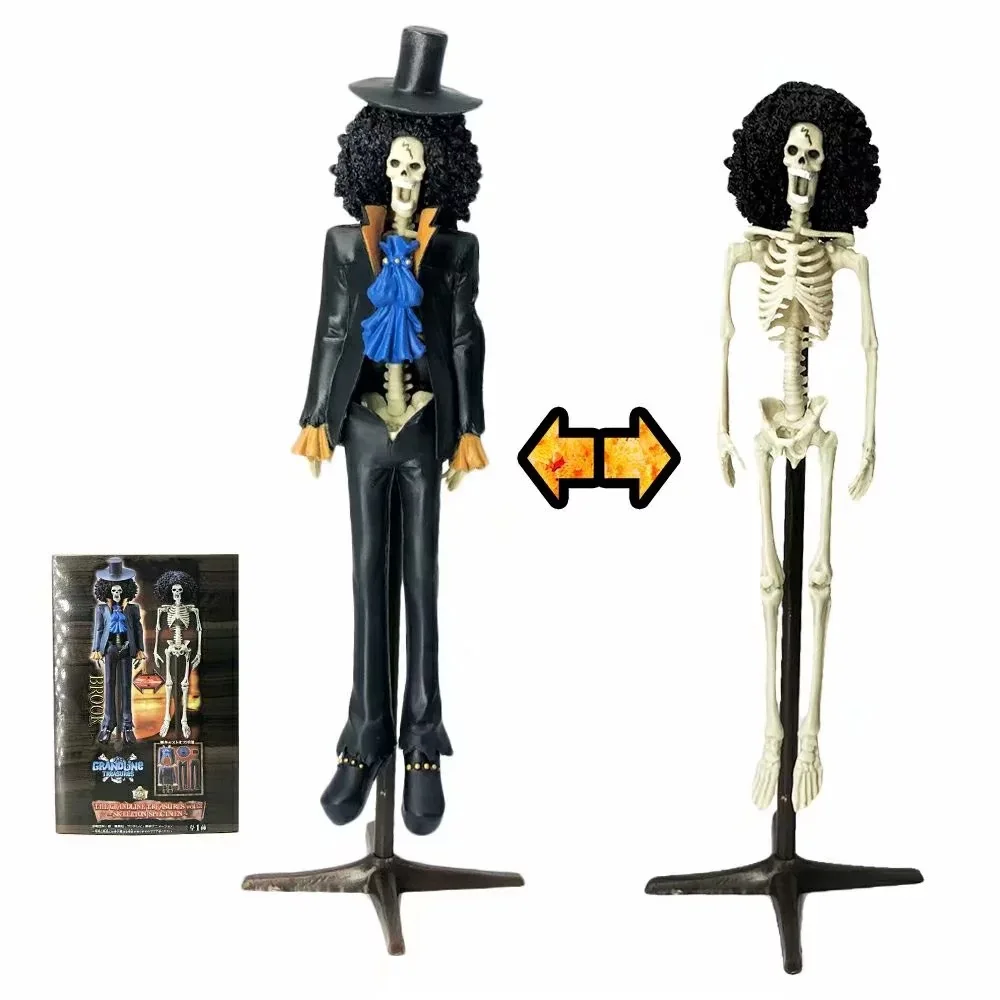 Аниме 20 5 см One Piece Grand Line Men Treasure BROOK OnePiece ПВХ фигурка Коллекционная модель игрушки