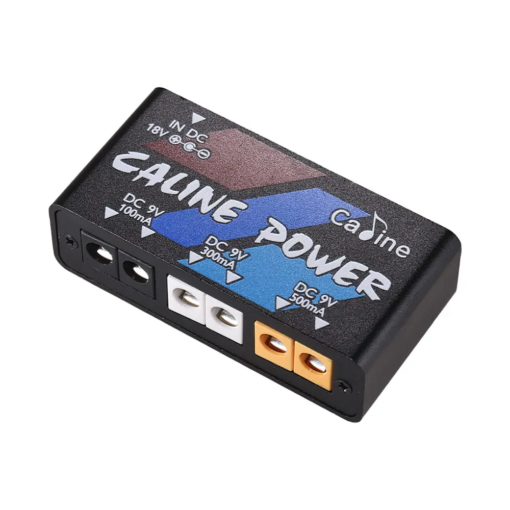 

Caline CP-02 Mini Guitar Effect Power Supply Station Distributor 6 Isolated DC 9V Outputs