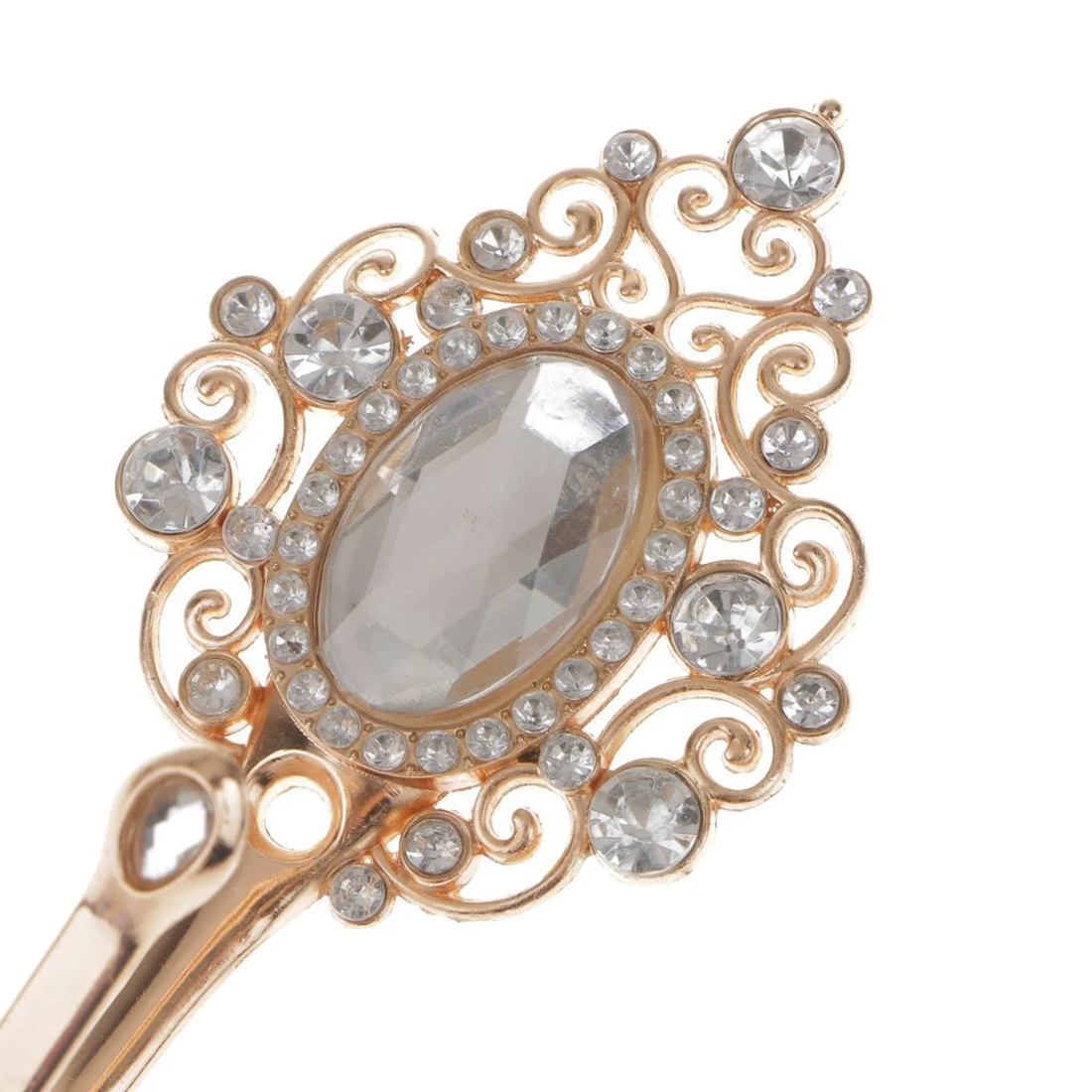 2 Piece Luxury Shiny Curtain Hanger Tieback Wall Mounted Hook Tassel Hook Hat Coat Clothes Bag Hanger Holder Home Hotel Decora