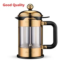 304 Френч-пресс для приготовления кофе лучший двухстенный из нержавеющей стали кофейник изолированный кофе заварочный чайник фильтр корзины