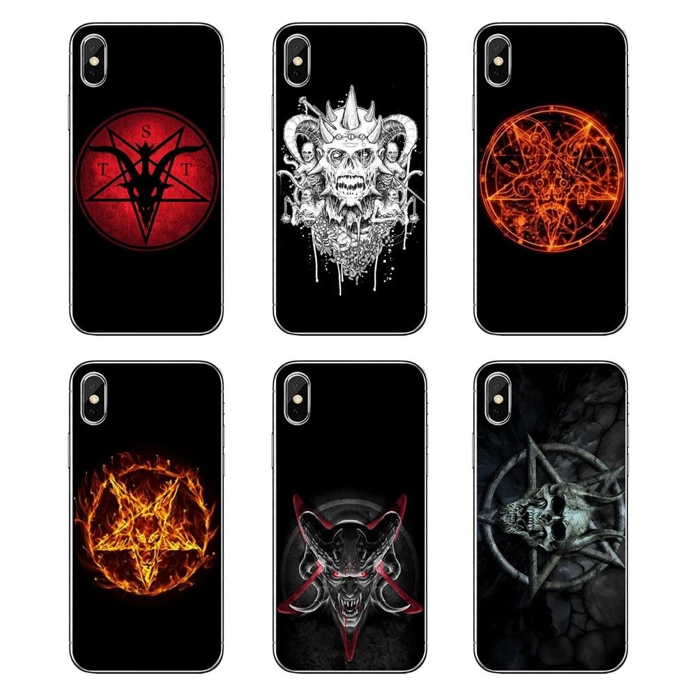 Чехол для телефона Killstar Satan Say Meow skull pentagram occult evil LG G7 Q6 Q7 Q8 Q9 V30 X Power 2 3 OnePlus 3T 5T 6T |