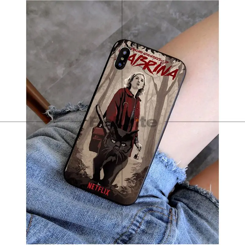 Babaite Chilling adventures of Sabrina TPU Мягкий силиконовый черный чехол для iPhone X XS MAX 6 6s 7 7 plus 8 8 Plus 5 5S SE XR - Цвет: A4