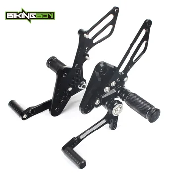 

BIKINGBOY 8 Adjustable Positions Rearsets Rear Sets Footpegs Footrests For Suzuki GSX 1300 BK B-King 2007-2018