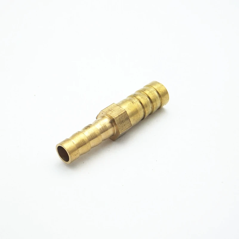 

4mm 5mm 6mm 8mm 10mm 12mm 14mm 16mm 18mm 20mm 2 Way Straight Hose Barb Brass Barbed Pipe Fitting Reducer Coupler Connector