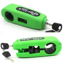 Универсальный мотоциклетный замок мотоцикл ручка скутера замок безопасности тормоз зеленый