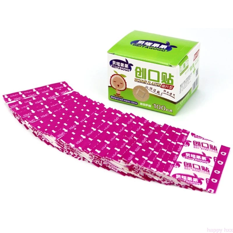 

New 100PCS Ultra-thin Emergency First Aid Bandage Breathable First Aid Kit Waterproof Bandage Stickers Adhesive Wound Medical