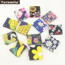 Teramila Cotton Poplin Tissue Deep Color Soft Jelly Rolls Strips Plain Fabric 12 Pcs/lot 5CMx50CM Quilting Patchwork Crafts