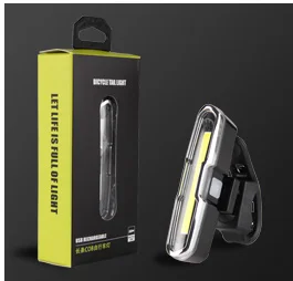 Excellent USB Rechargeable Front Rear Bicycle Light Lithium Battery LED Bike Taillight Cycling Helmet Light Lamp Mount Bicycle Accessories 12