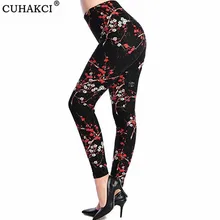 Популярные леггинсы с цветочным принтом, леггинсы размера плюс, леггинсы для гитары, клетчатые Тонкие штаны, модные женские брюки K092