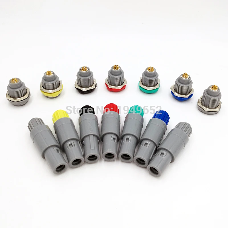 

LEMO connector PAG PKG 1P 2.3.4.5.6.7.8 Pin Fast self-locking connector plug +Socket