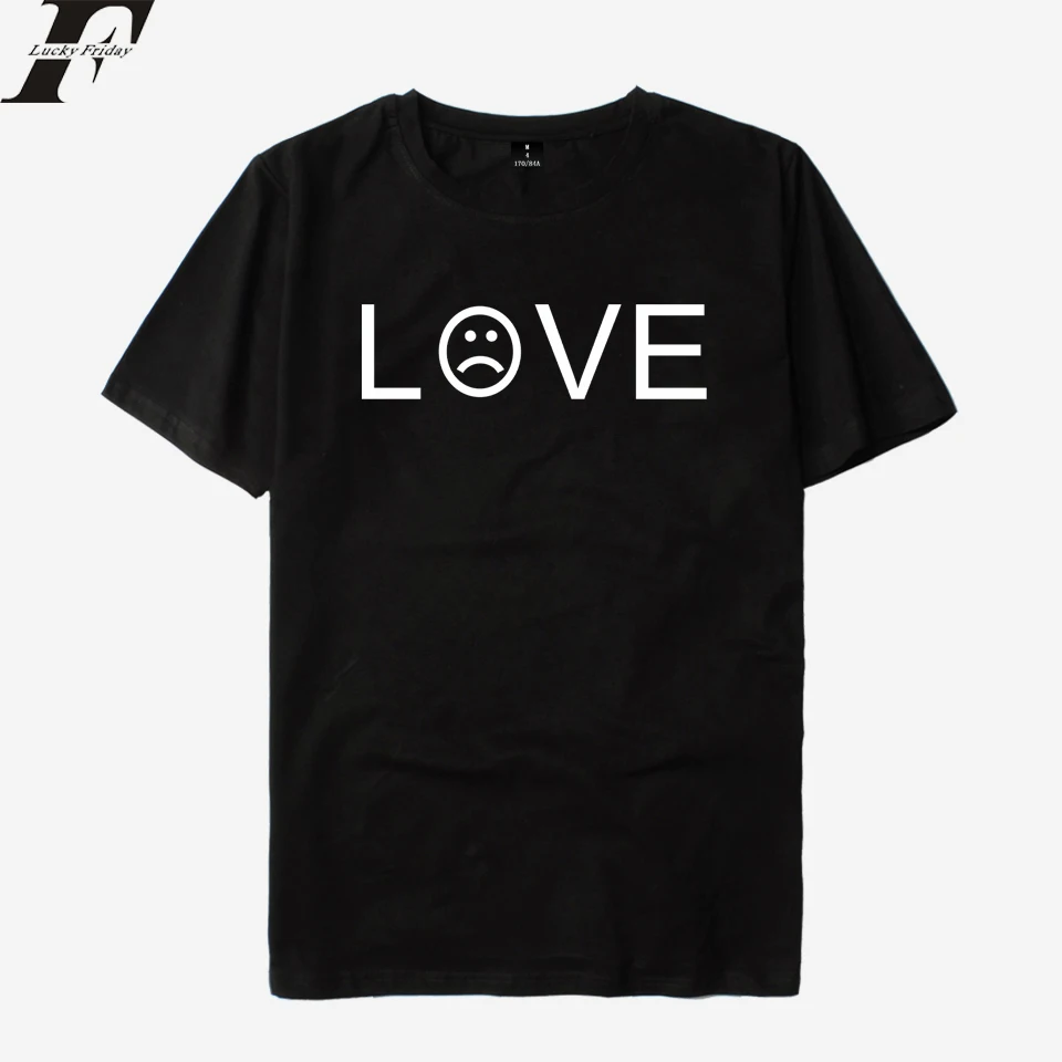 

2018 Lil Peep R.I.P Rapper Short Sleeve T shirt Men/Women LOVE Cotton Hip Hop T-shirt Male Summer Loose Top Tees