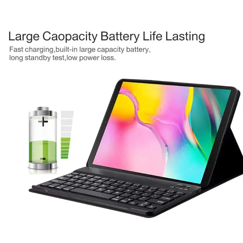 Bluetooth Магнитная клавиатура с чехол для samsung Galaxy Tab A 10,1/S5e SM-T720 Поддержка английский Россия Испания