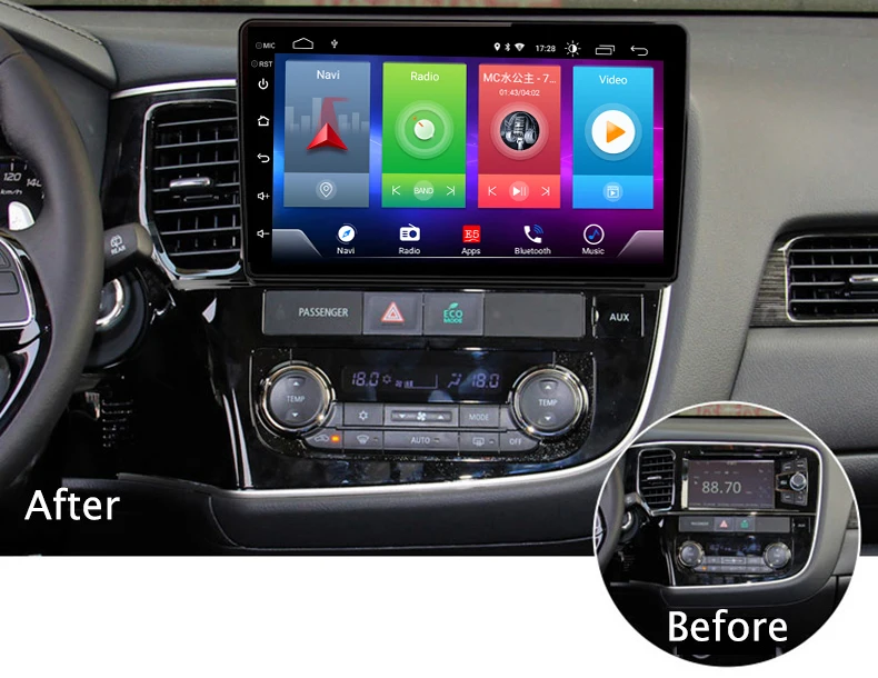 

Full Touch Screen Car Android 8.1 Radio Player For MITSUBISHI OUTLANDER 2016 GPS Navigation Video Multimedia Built In Bluetooth