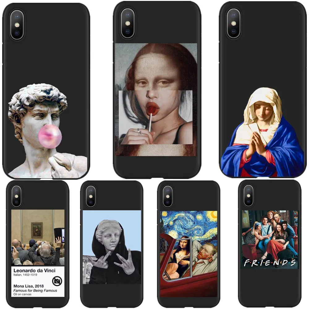 Забавные чехлы для iPhone XS XR MAX Van gogh Starry мягкие X 5 5S SE 6 6S Plus 7 8 Plus|Бамперы| |