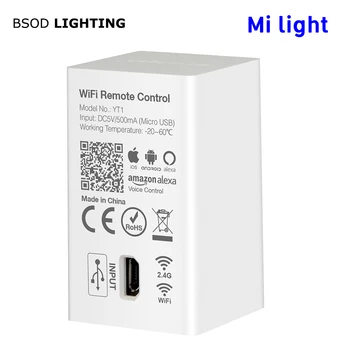 

BSOD Milight Led Controller RGB Wifi Remote Controller RF2.4GHz Compatible Milight Product IOS Android Amazon Alexa