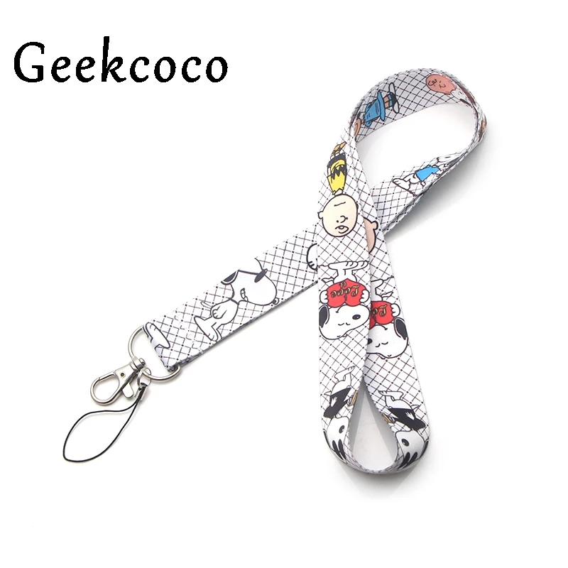 Cartoon cartoon dog Keychain Accessories Safety Breakaway Mobile Phone USB ID Holder Keys Straps Tags Neck lanyard Camera J0203