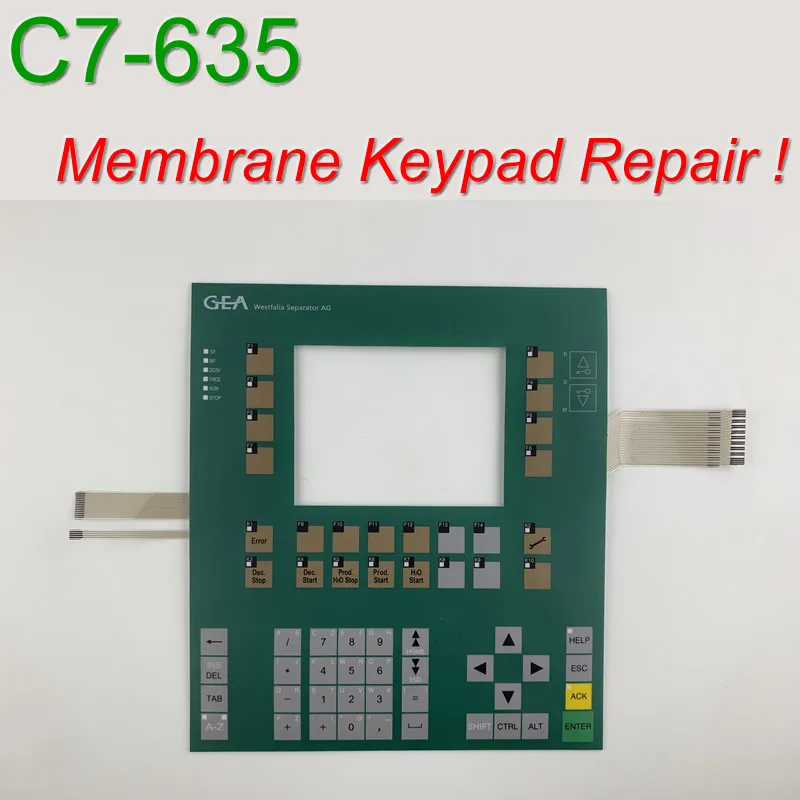 6ES7635-2EC01-0AE3 C7-635 мембранная клавиатура для ремонта панели SIMATIC& GEA HMI~ Сделай это самостоятельно, есть