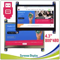4.3 "4.3 inch 800*480 TFT HDMI USB Capacitieve Touch Panel LCD Module Display Monitor Scherm voor Raspberry pi