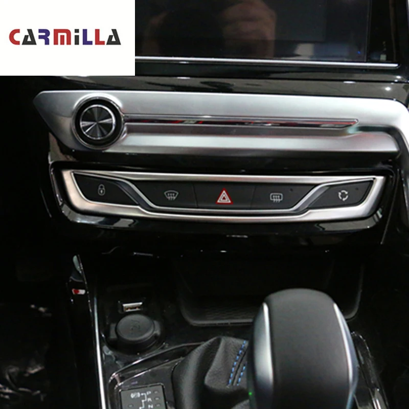 

Car Central Control Sequins Stickers for Peugeot 308 308S 2016 - 2019 Car Door Lock Panel Cover Double Flash Trim Accessories