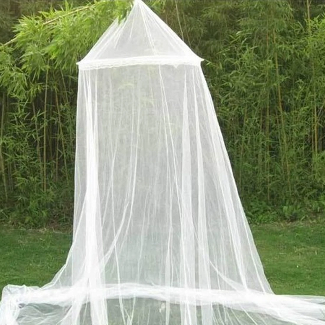 1Pc Elegant Hung Dome Mosquito Nets For Summer Polyester Mesh Fabric