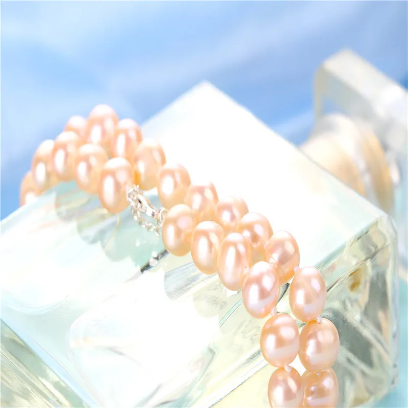 Choker Necklace Hot Long Pearl Necklace Natural Freshwater Fine Jewelry For Women's Party Or Bride Free Shipping Choker Necklace Hot Long Pearl Necklace Natural Freshwater Fine Jewelry For Women's Party Or Bride Free Shipping