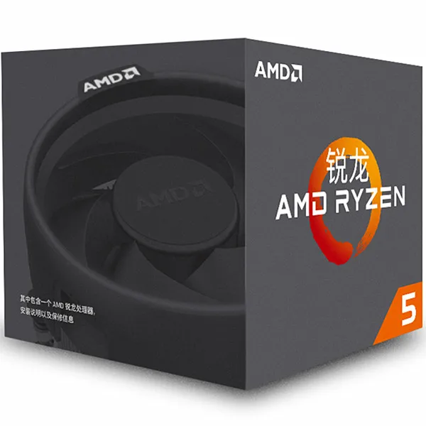 Процессор AMD Ryzen R5 1600, процессор, 6 ядер, 12 потоков, AM4, 3,2 ГГц, TDP, 65 Вт, 19 МБ кэш, 14 нм, DDR4, настольный YD1600BBM6IAE