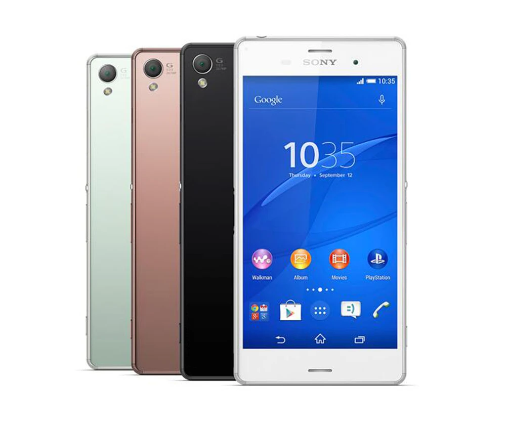 Sony Xperia Z3 D6603 разблокированный GSM 3g и 4G Android четырехъядерный 3g B ram 5," 20.7MP wifi gps 16GB Хранение