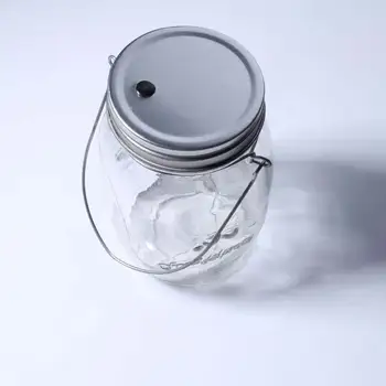 

DIY Glass Bottle Light string Battery Box Mason can lid light LED Copper wire glass decorative light Stainless steel cover light