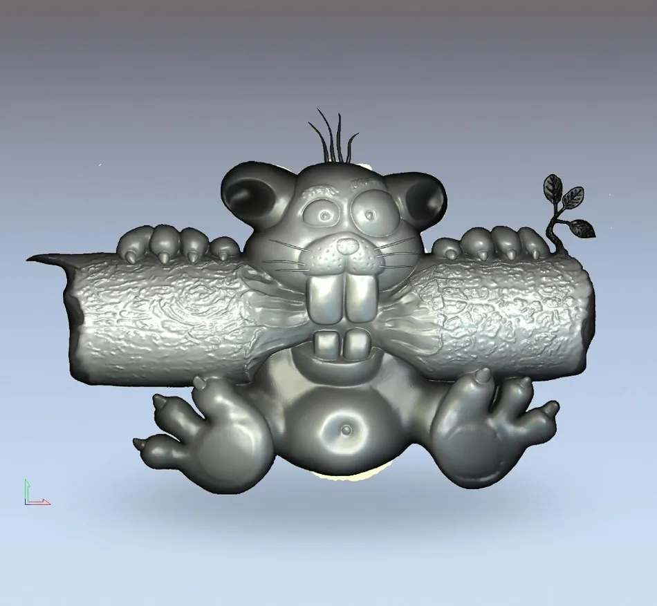 3d модель рельеф для ЧПУ в формате STL beaver|3d model relief|3d relief modelfor cnc |