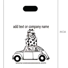 Шаблон Пользовательские пластиковые пакеты с рисунком Упаковка Подарочная сумка для покупок ручки одежды Перевозчик Логотип фирменный дизайн PE Сумки