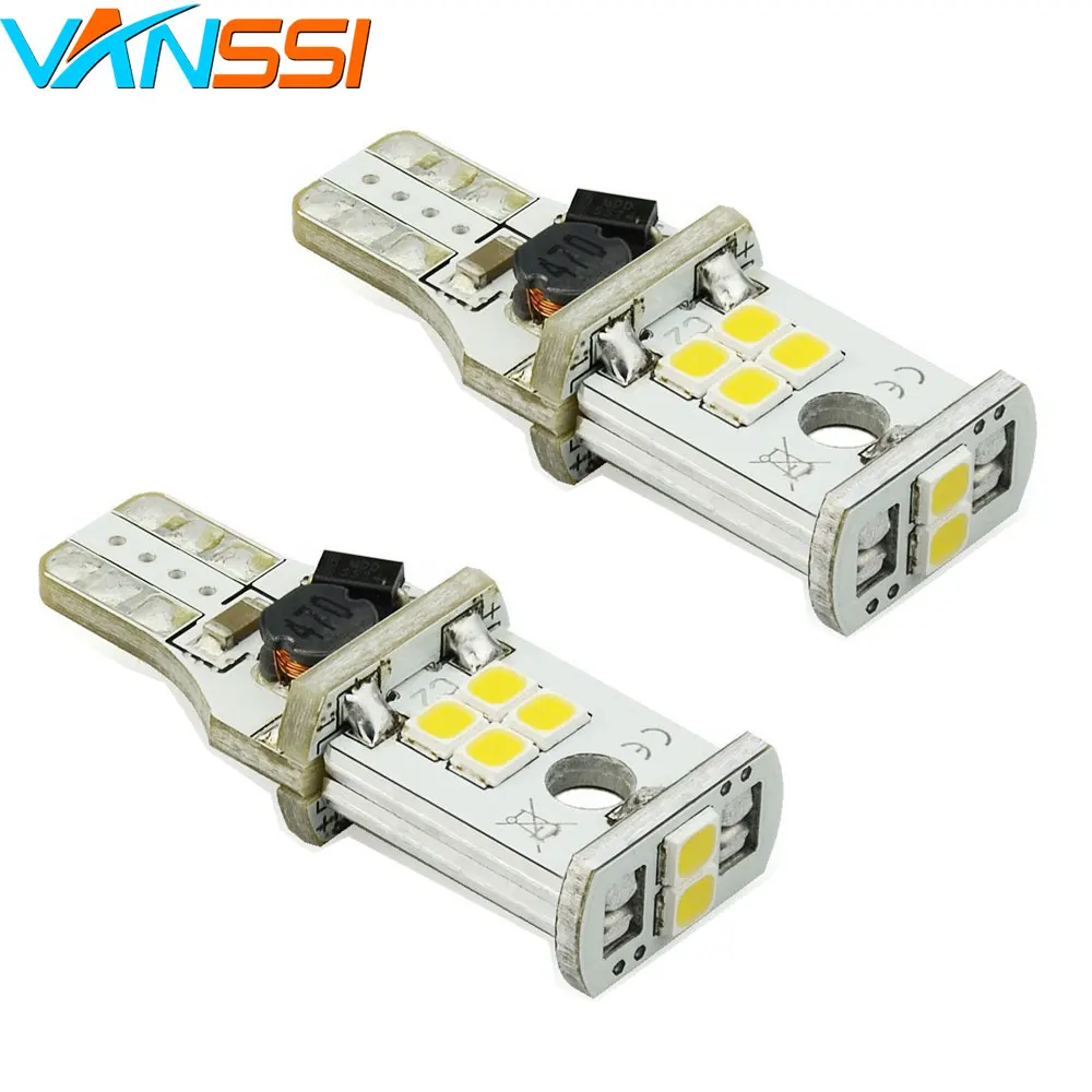

VANSSI 2x 1000 lumens Extremely Bright Error Free T15 T16 W16W 912 921 LED Bulbs for Backup Reverse Lights 6000k White