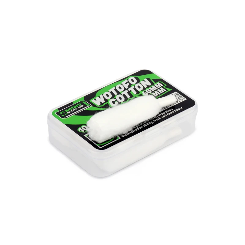 10 шт. оригинальный бренд Wotofo Profile Vape Bacon Cotton Сделай Сам фитиль 6 мм Диаметр