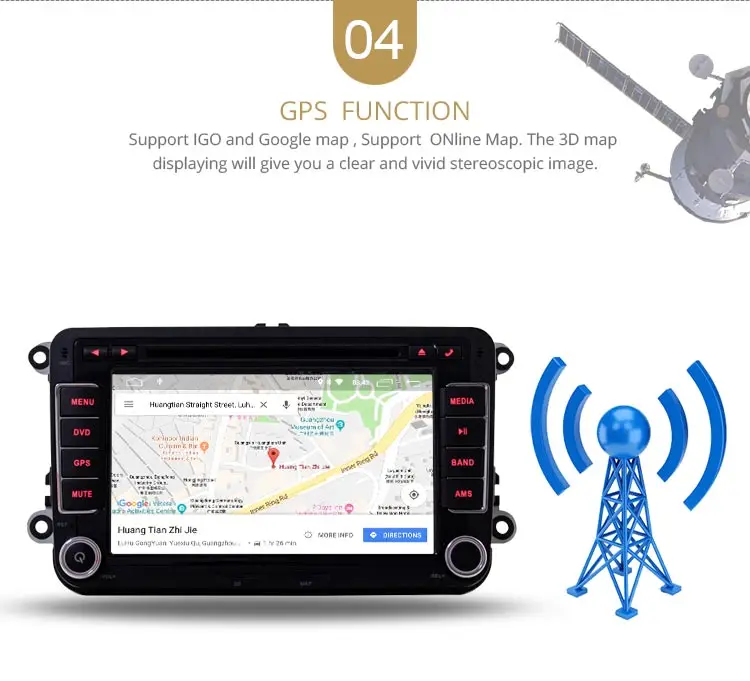 Perfect LJDA 2 Din Android 9.0 Car Radio For Skoda Seat Volkswagen VW Passat b7 POLO GOLF 5 Car Multimedia Stereo Auto Audio GPS DVD IPS 6