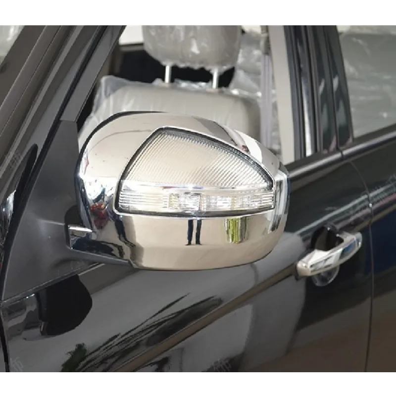 Автомобильный Стайлинг дверные из abs, хромированные зеркала заднего вида стикер 2 шт для LIFAN X60