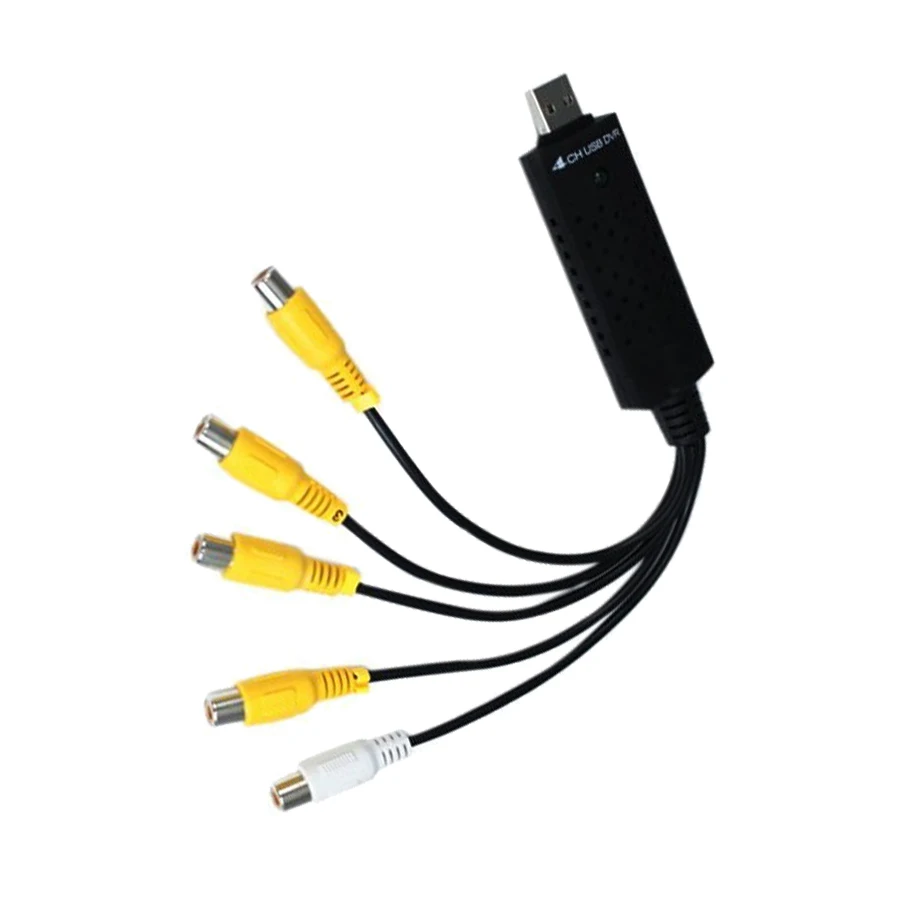 Адаптер для видеозахвата в реальном времени 4 канала с usb 2 0 VHS на DVD системы
