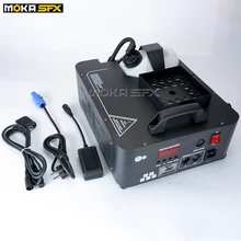 4 шт./лот 1500 w светодиодный вертикальный машина для дыма тумана с 24 шт 3 в 1 RGB светодиодный ступенчатая туманная машина Управление