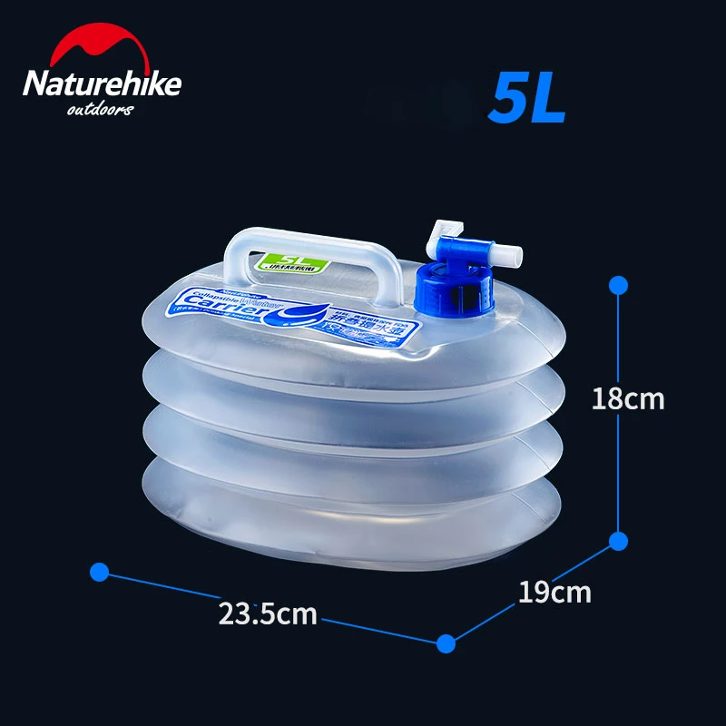 NatureHike складное ведро для воды хранилище 5L 10 л PE пищевое покрытие походные