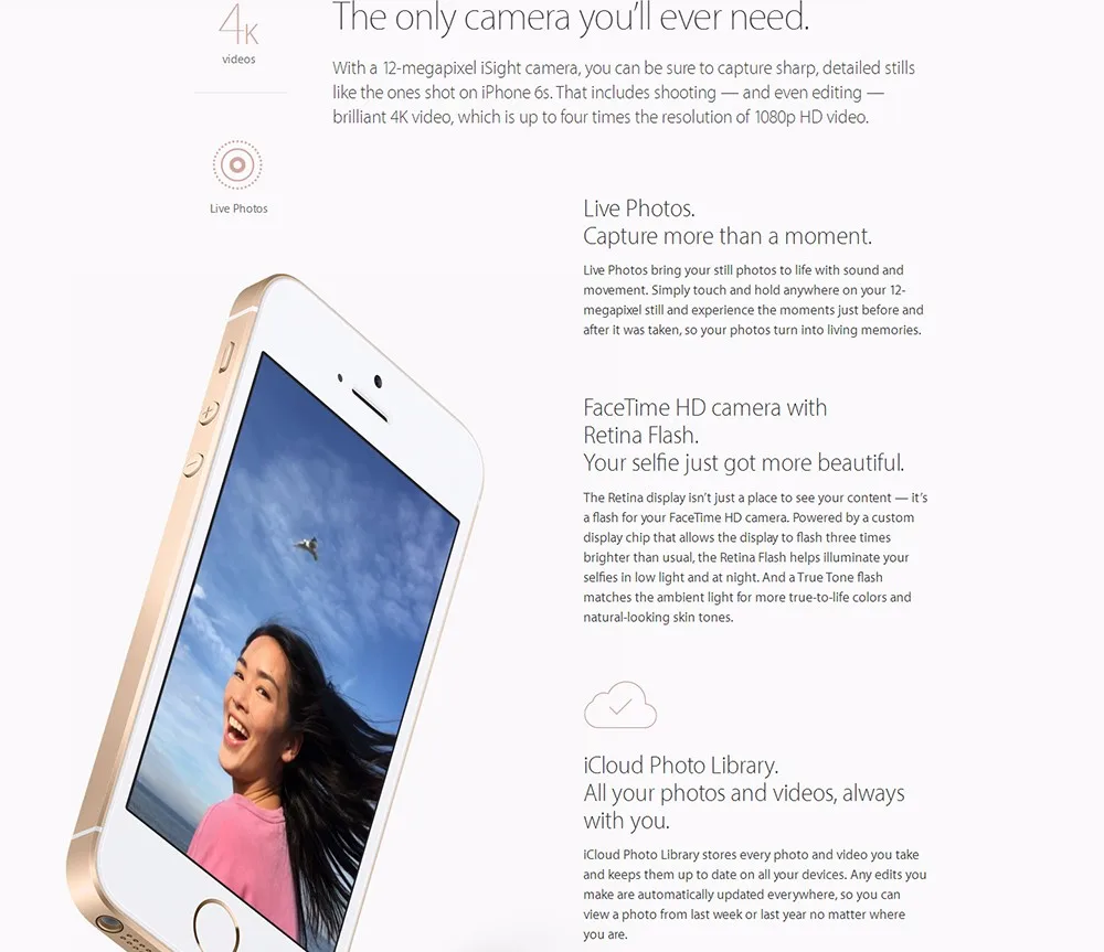 cell phones with 4 cameras Original Unlocked iPhone SE A1662 A1723 4.0" Used Dual-Core 2GB RAM 16GB/32GB/64GB/128GB ROM Touch ID Fingerprint Mobile Phone cellphone iphone