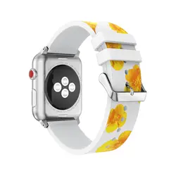 EIMO силиконовый ремешок для Apple Watch группа 44 мм 40 мм Iwatch serise 4 резиновая Мягкая браслет наручный ремень Smartwatch аксессуары