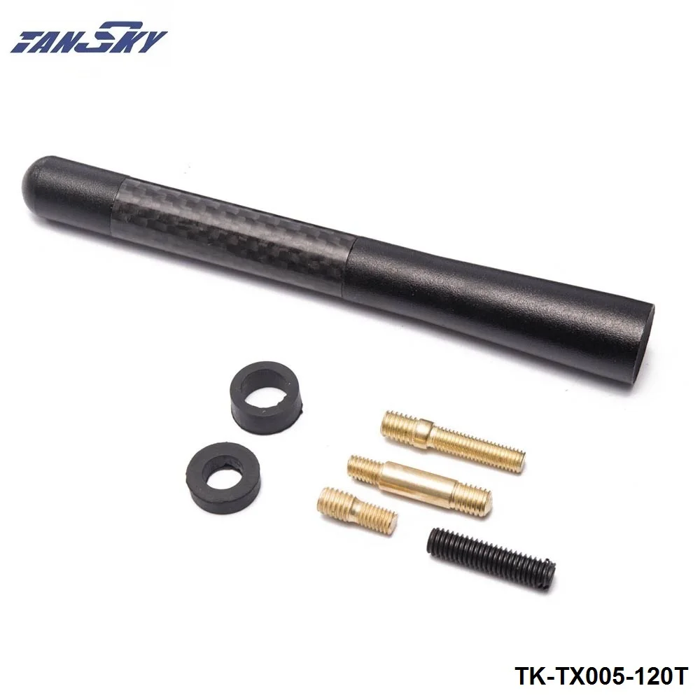 

Black Aluminum Carbon Fiber Short Antenna Radio Car Ralliart 12cm 4.7 For Ford Mustang GT Cobra 94 TK-TX005-120T
