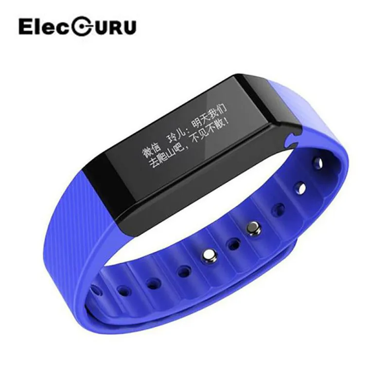 

Elecguru Genuine Vidonn X6s Bluetooth 4.0 IP65 Smart Wristband with Sleep Monitor Sports & Tracking, Caller ID & Message Display