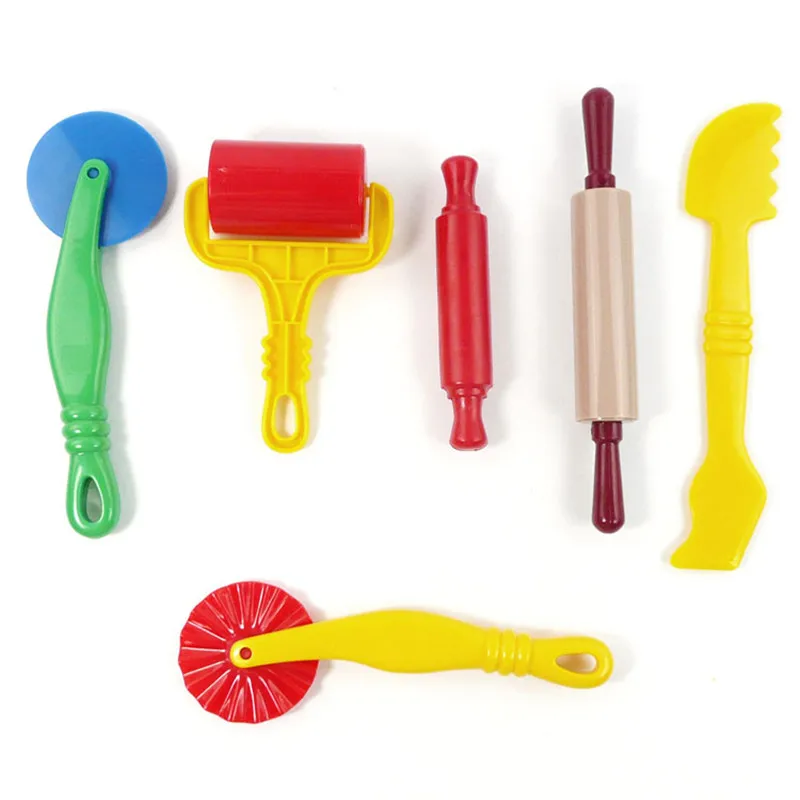 6pcs/set Polymer Clay Intelligent Plasticine Playdough Modeling Mould